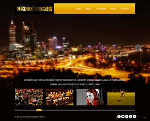 Web Design by pb for Flash Flood Photography | Design: #1697548