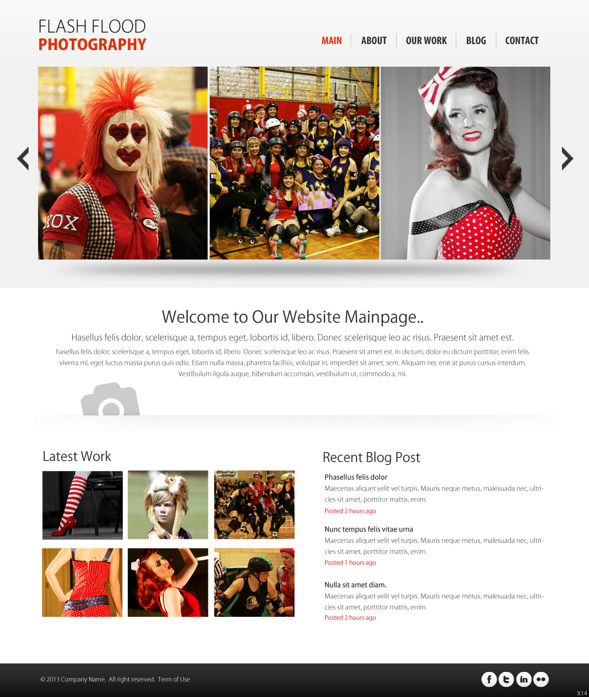 Web-Design von pb für Flash Flood Photography | Design #1697560