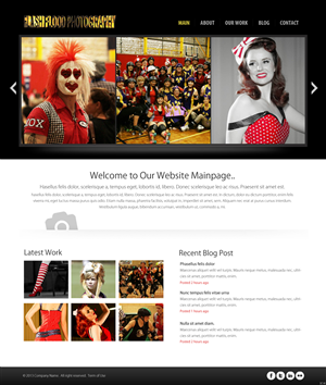 Web Design by pb for Flash Flood Photography | Design: #1697563