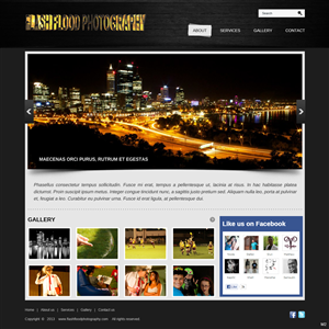Web Design by pb for Flash Flood Photography | Design: #1697567