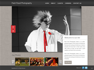 Web Design by pb for Flash Flood Photography | Design: #1698275