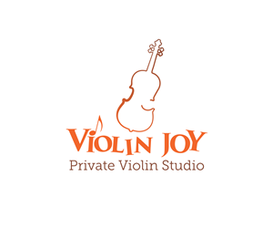 Violin Joy Private Violin Studio | Logo Design by ACK Design