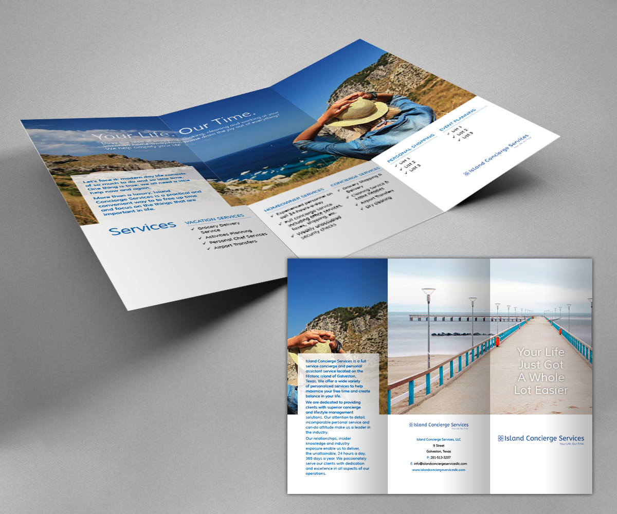 Flyer Design by Beckon Designs for Island Concierge Services, LLC | Design: #6435879