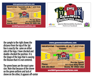 Design de Carte de Visite par GiraphicSpark pour Pro-Am Sports | Design : #6534072