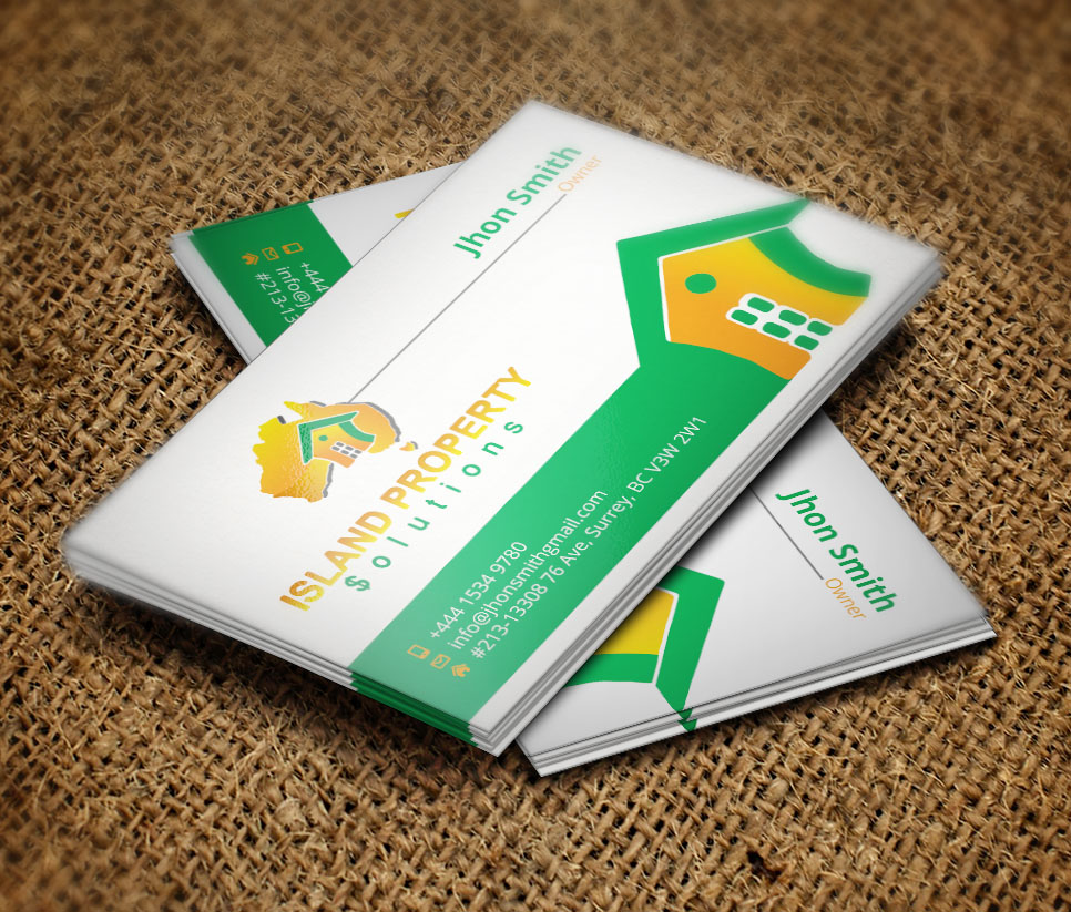Visitenkarten-Design von Verified artistry für Island Property Solutions | Design #6502810