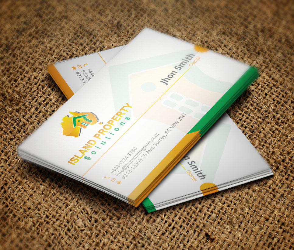 Business Card Design by Verified artistry for Island Property Solutions | Design #6508793