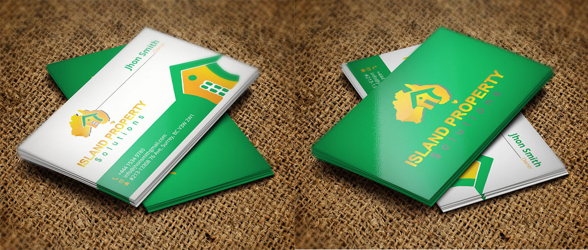 Visitenkarten-Design von Verified artistry für Island Property Solutions | Design #6511520
