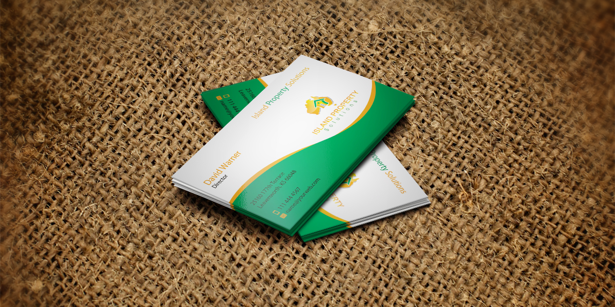 Business Card Design by AFHUN for Island Property Solutions | Design #6472571