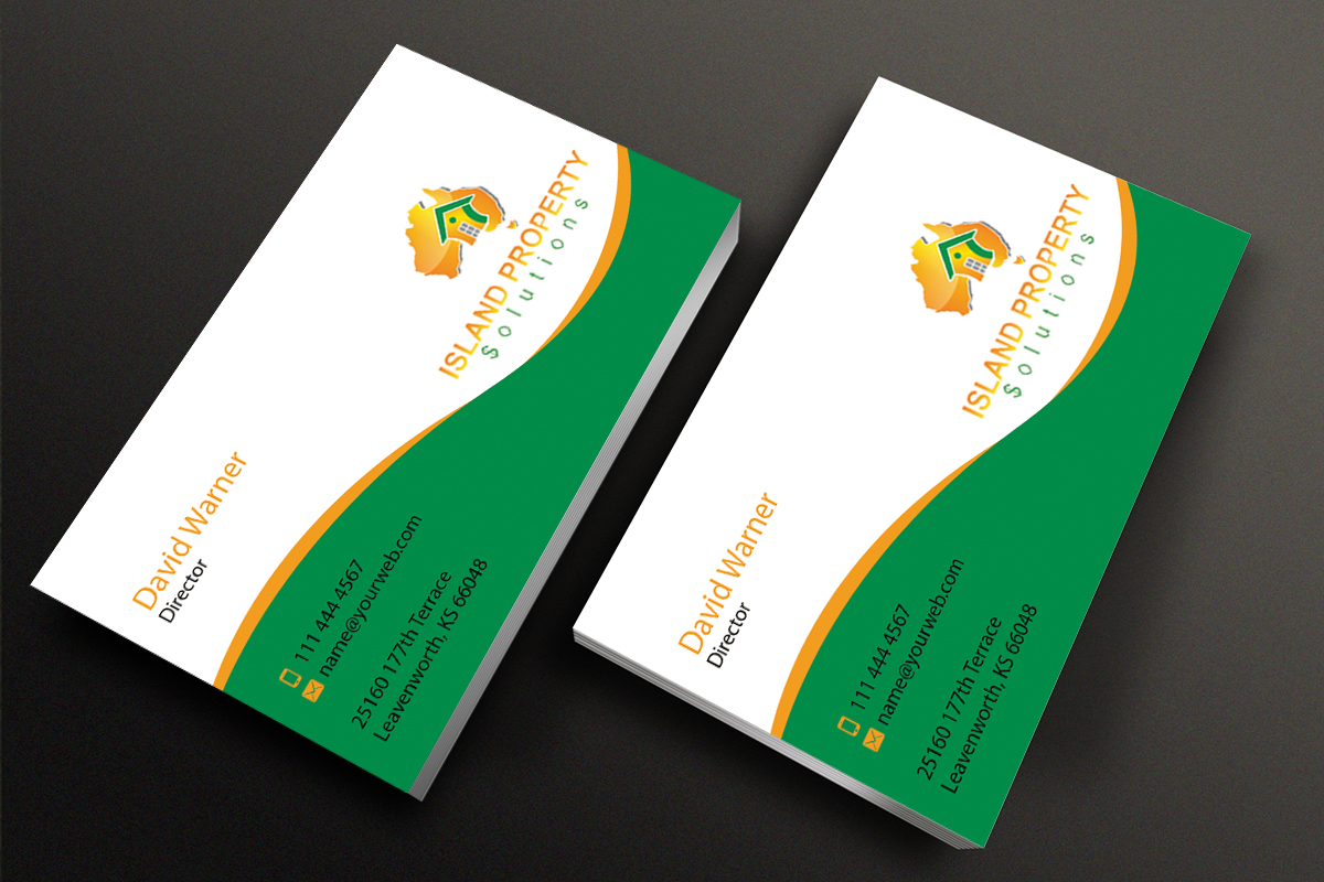 Diseño de Tarjeta de Presentación por AFHUN para Island Property Solutions | Diseño #6487025