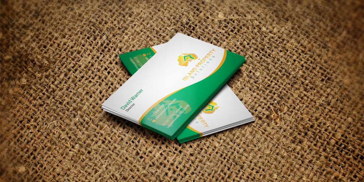 Business Card Design by AFHUN for Island Property Solutions | Design #6487029