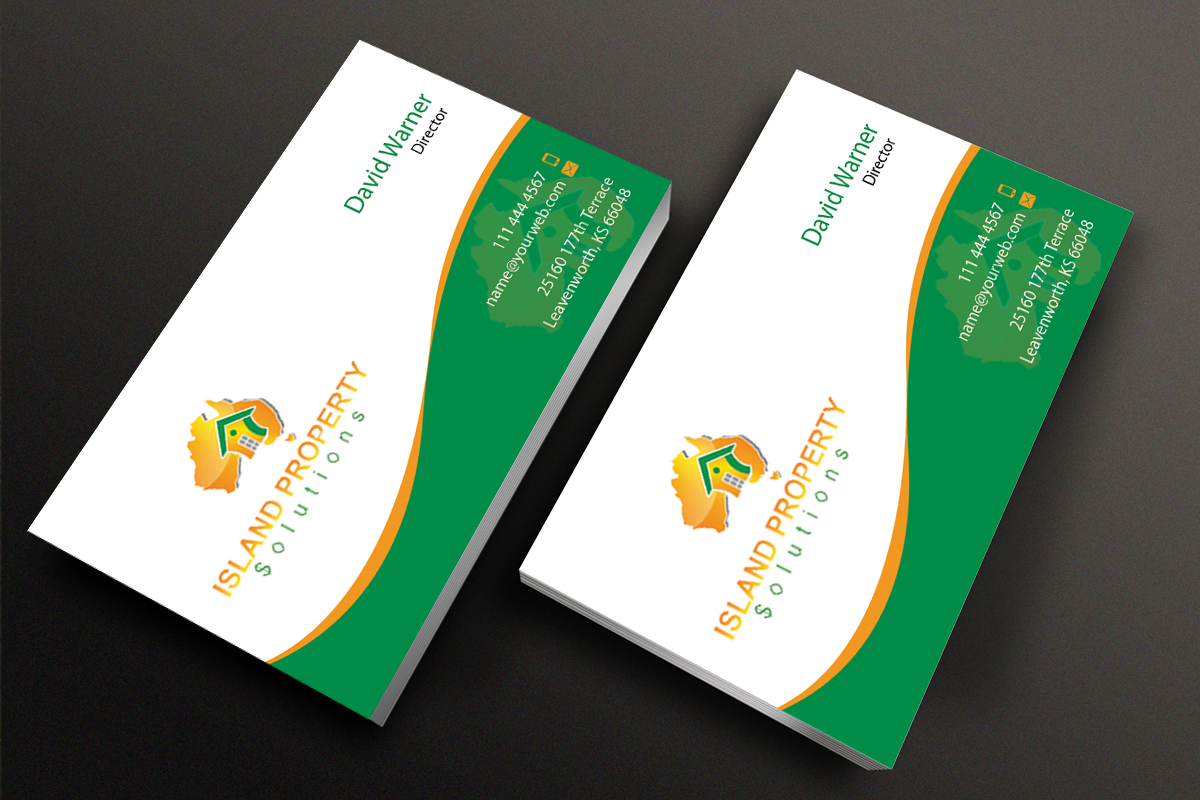 Design de Carte de Visite par AFHUN pour Island Property Solutions | Design #6487030