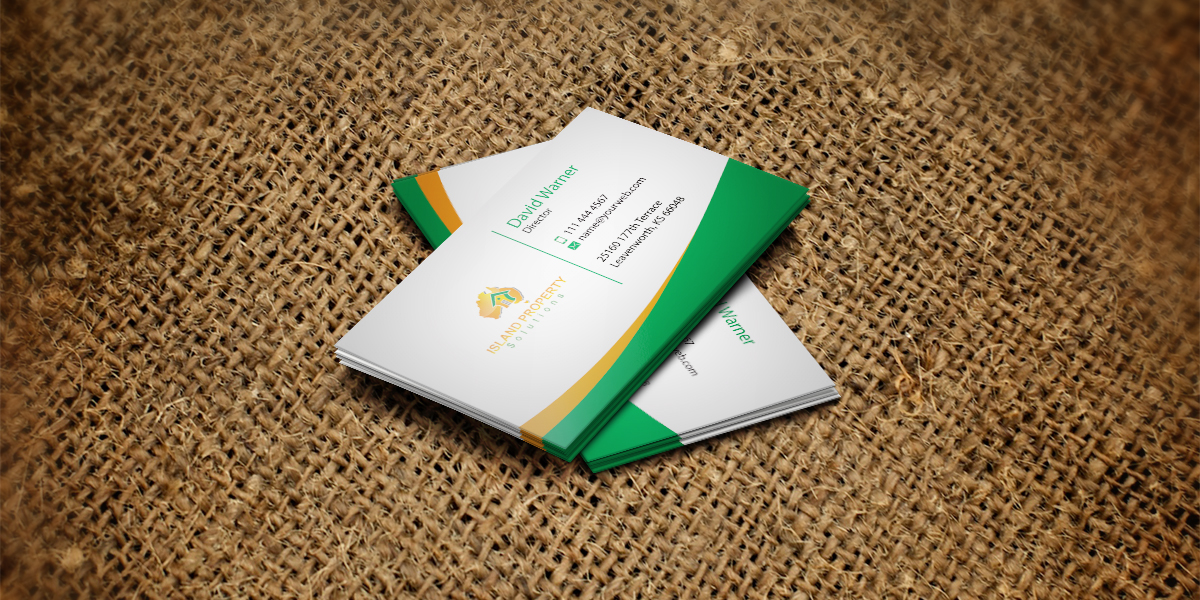 Diseño de Tarjeta de Presentación por AFHUN para Island Property Solutions | Diseño #6487051