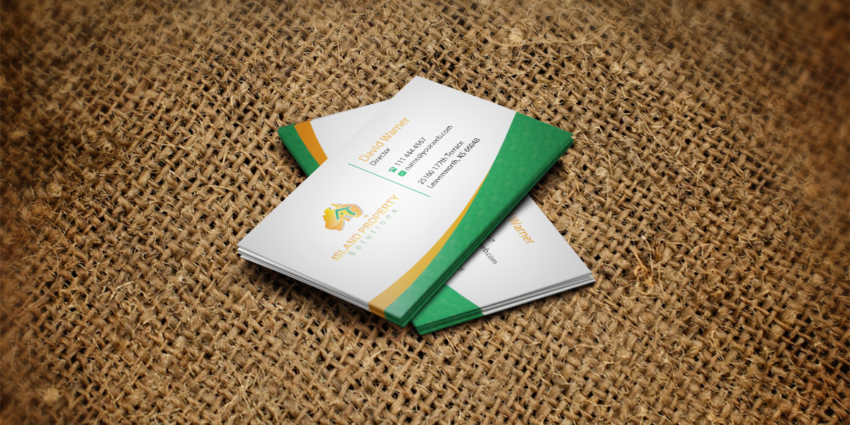 Business Card Design by AFHUN for Island Property Solutions | Design #6495529