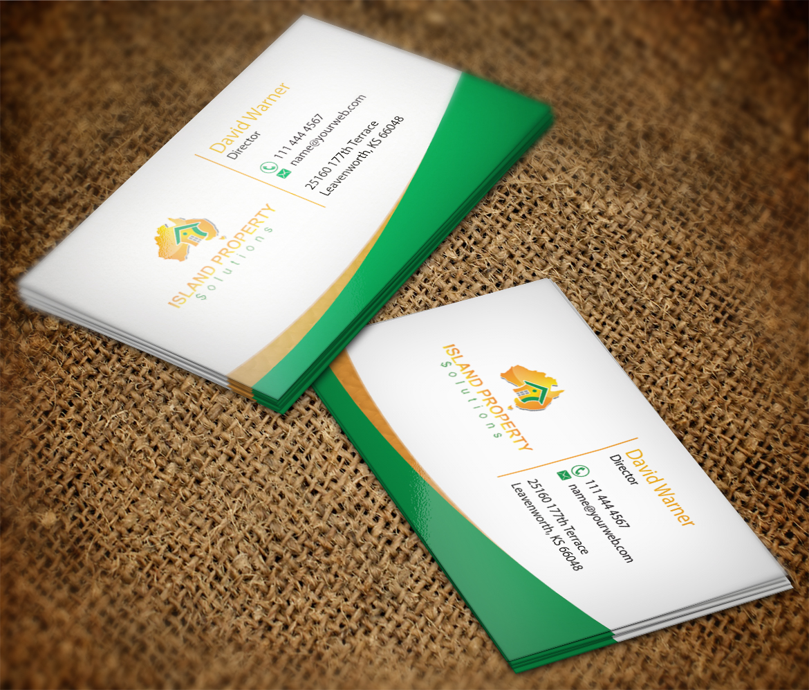 Visitenkarten-Design von AFHUN für Island Property Solutions | Design #6495546