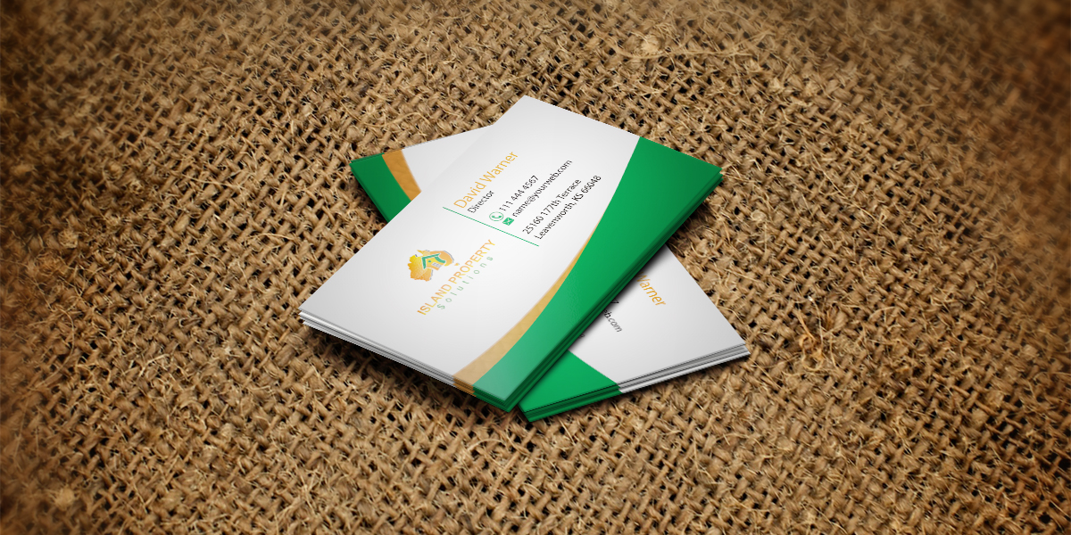 Diseño de Tarjeta de Presentación por AFHUN para Island Property Solutions | Diseño #6495562