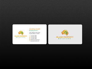 Business Card Design by Creations Box 2015 for Island Property Solutions | Design: #6438767