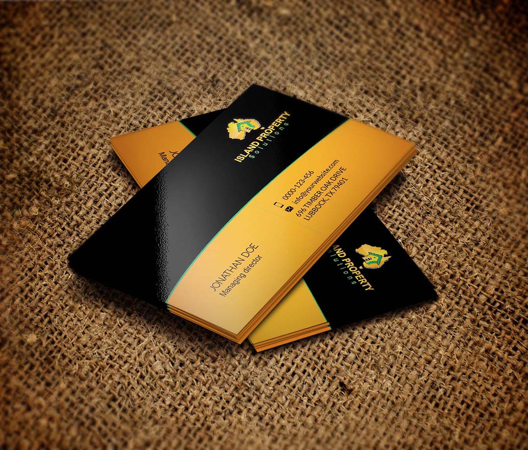 Diseño de Tarjeta de Presentación por zillurrahman800 para Island Property Solutions | Diseño #6503538