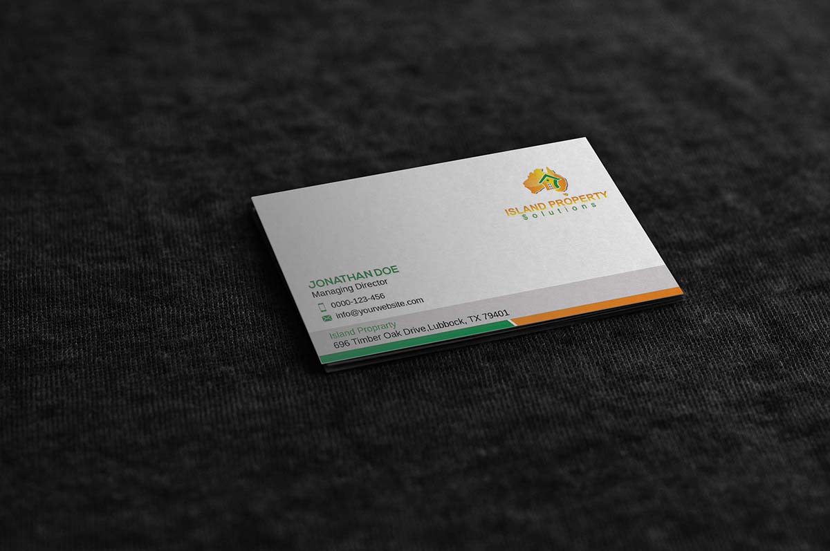 Business Card Design by zillurrahman800 for Island Property Solutions | Design #6503542