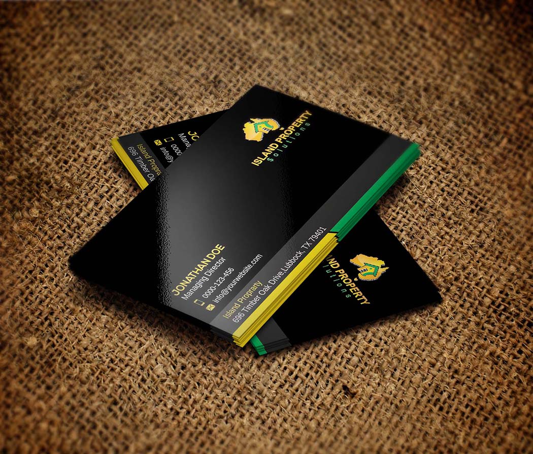 Diseño de Tarjeta de Presentación por zillurrahman800 para Island Property Solutions | Diseño #6503550