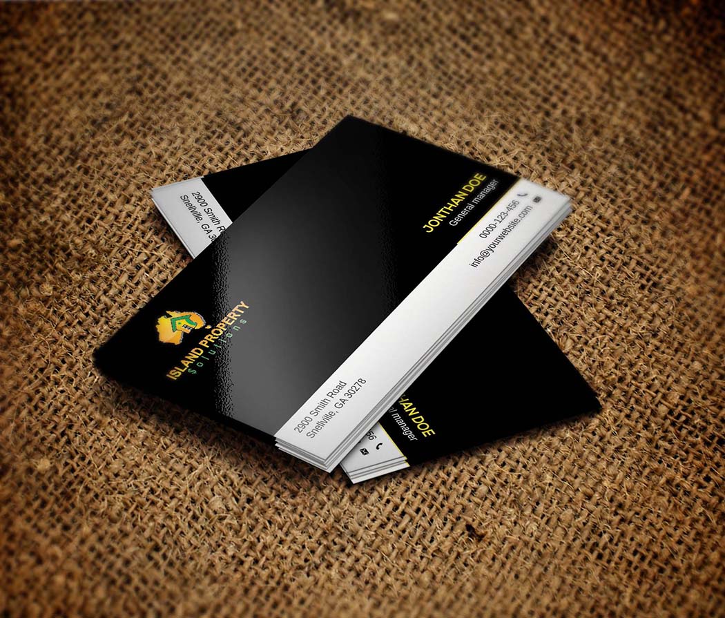 Diseño de Tarjeta de Presentación por zillurrahman800 para Island Property Solutions | Diseño #6506900