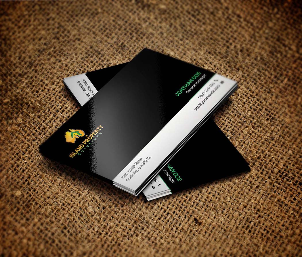 Diseño de Tarjeta de Presentación por zillurrahman800 para Island Property Solutions | Diseño #6506907