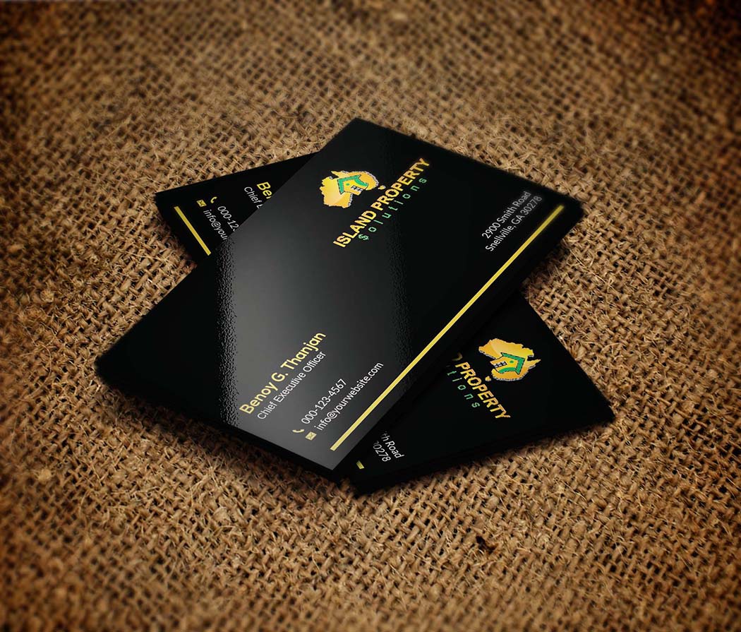 Diseño de Tarjeta de Presentación por zillurrahman800 para Island Property Solutions | Diseño #6507111