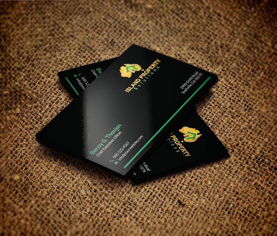 Business Card Design by zillurrahman800 for Island Property Solutions | Design #6507119