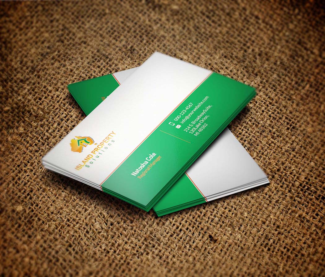 Diseño de Tarjeta de Presentación por zillurrahman800 para Island Property Solutions | Diseño #6510789