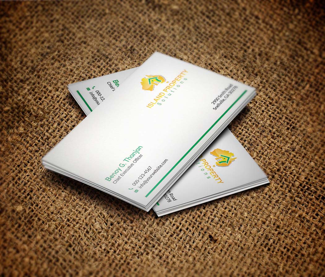 Diseño de Tarjeta de Presentación por zillurrahman800 para Island Property Solutions | Diseño #6510839