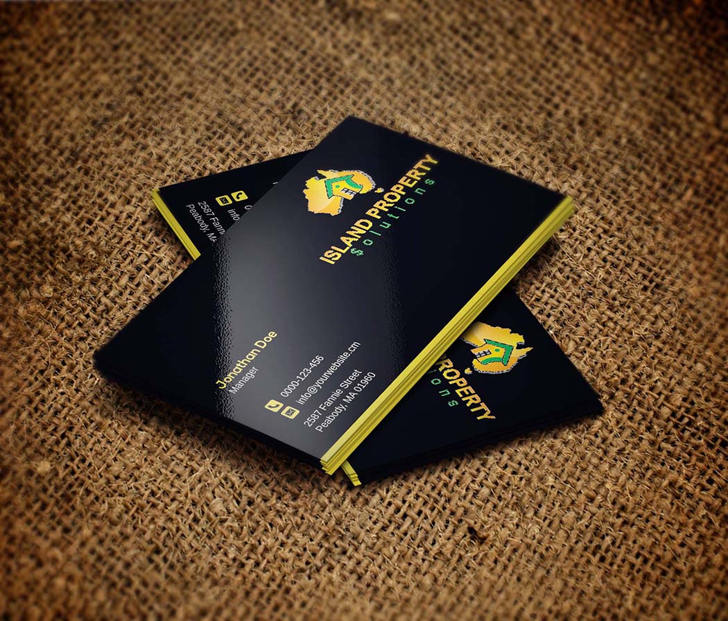 Diseño de Tarjeta de Presentación por zillurrahman800 para Island Property Solutions | Diseño #6511801