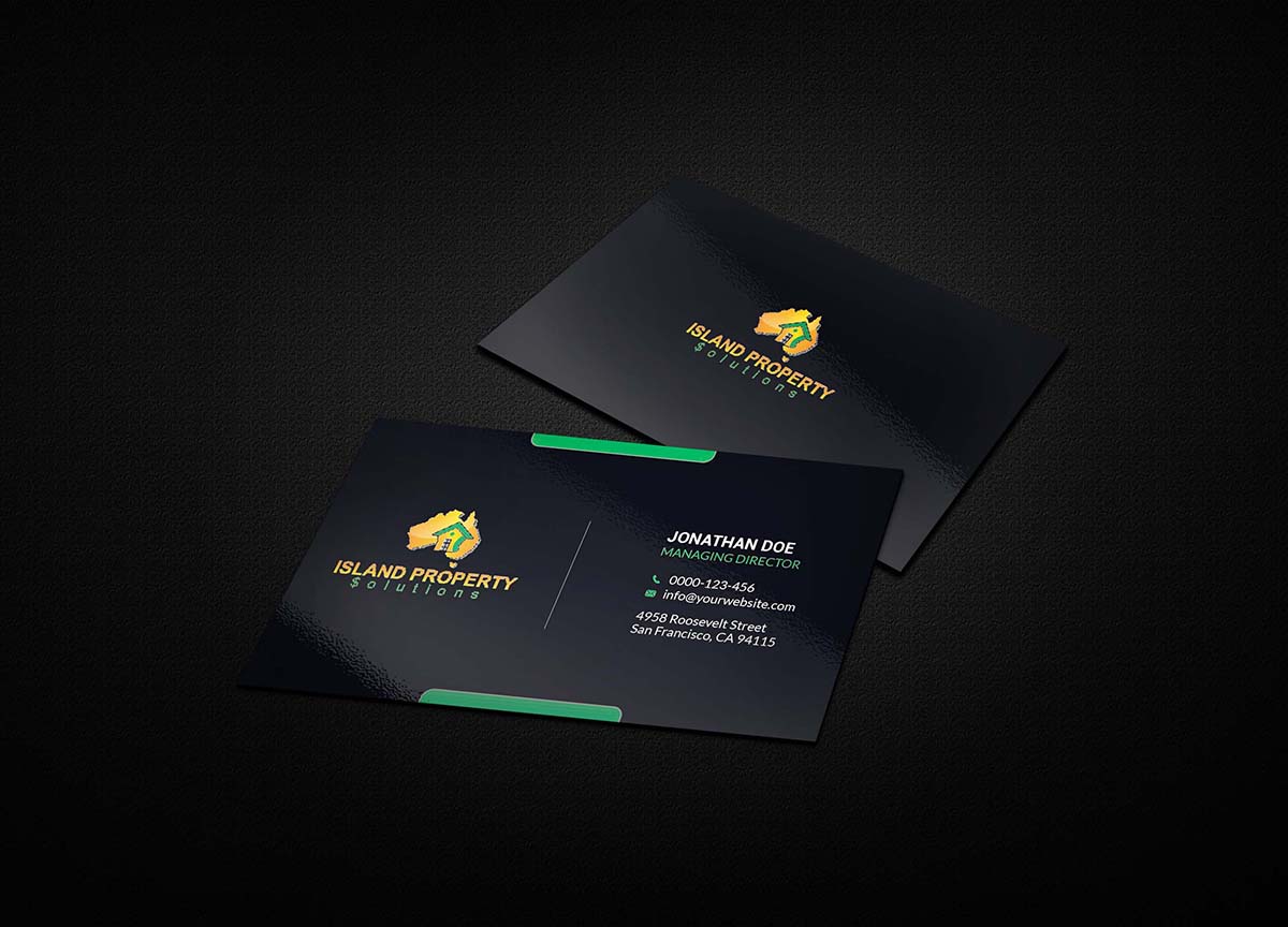 Business Card Design by zillurrahman800 for Island Property Solutions | Design #6528917