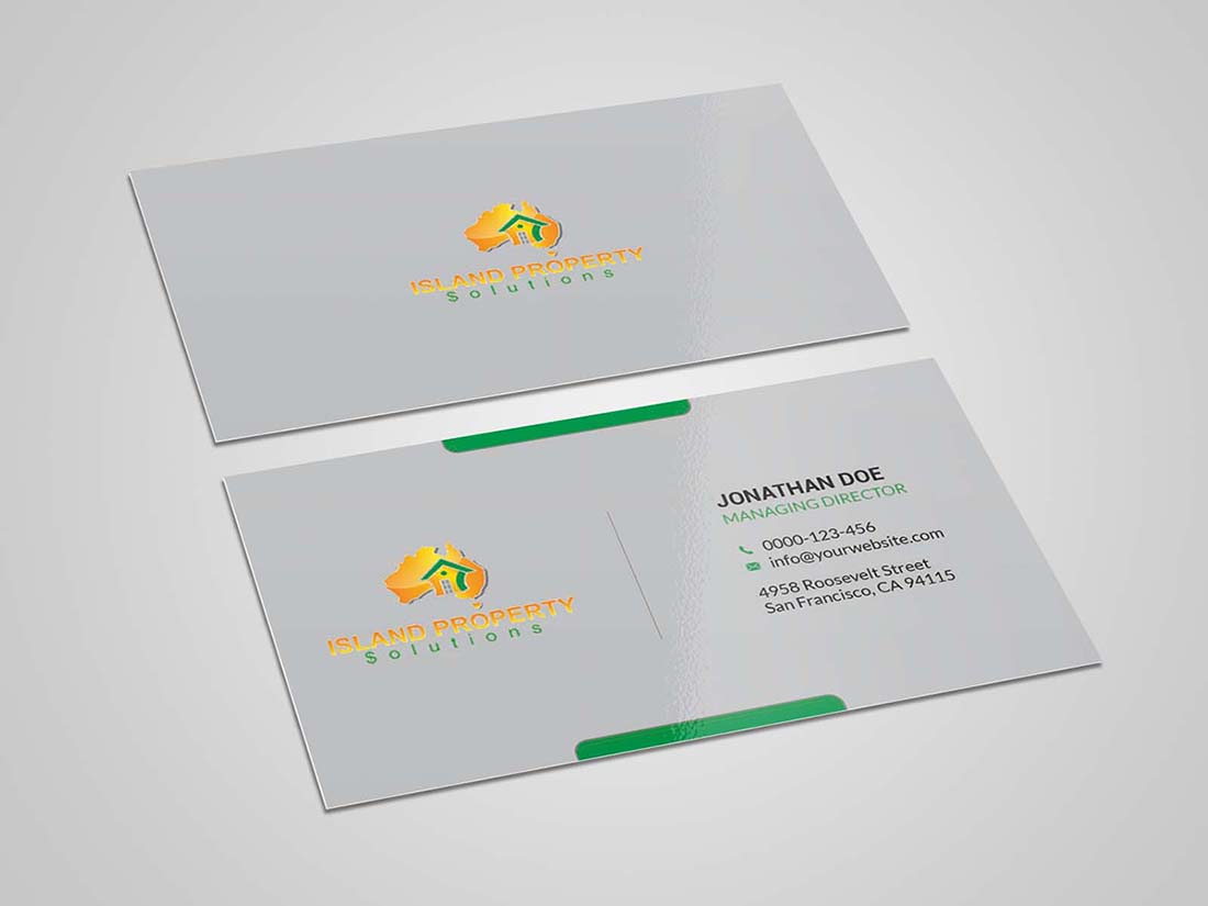 Business Card Design by zillurrahman800 for Island Property Solutions | Design #6529081