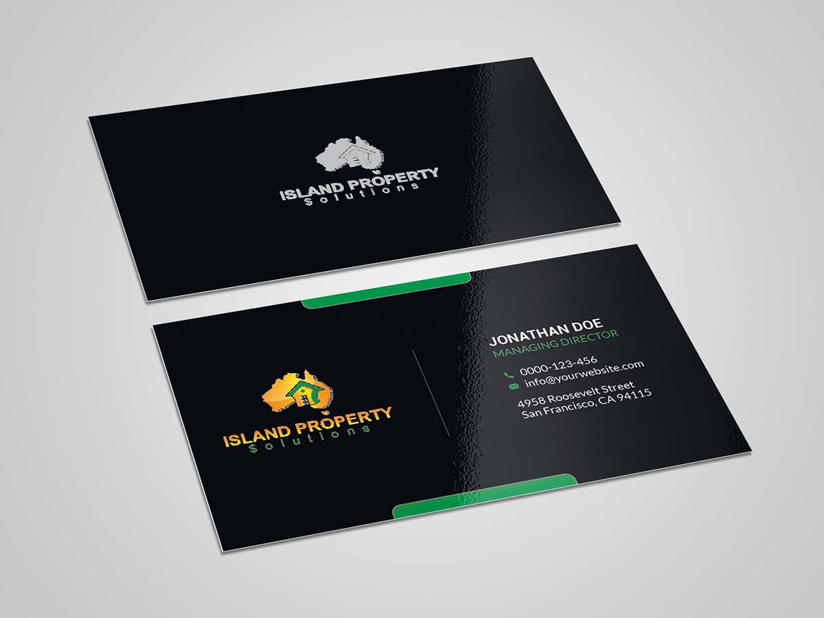 Visitenkarten-Design von zillurrahman800 für Island Property Solutions | Design #6538210