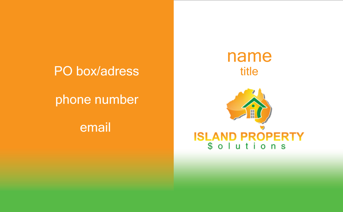 Business Card Design by poletant for Island Property Solutions | Design #6438672