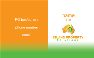 Business Card Design by poletant for Island Property Solutions | Design: #6438672