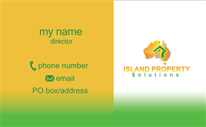 Business Card Design by poletant for Island Property Solutions | Design #6495823