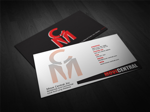 Business Card Design Project For Moving Company | Business Card Design by Cyanide Design