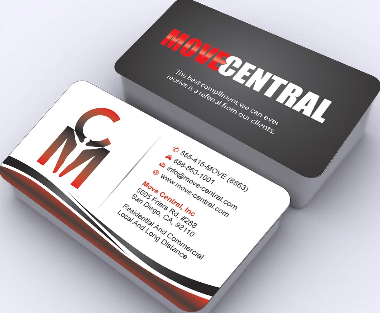 Moving Company Business Card Design For A By Sbss Business Card Design By Sbss For This Project 1691904