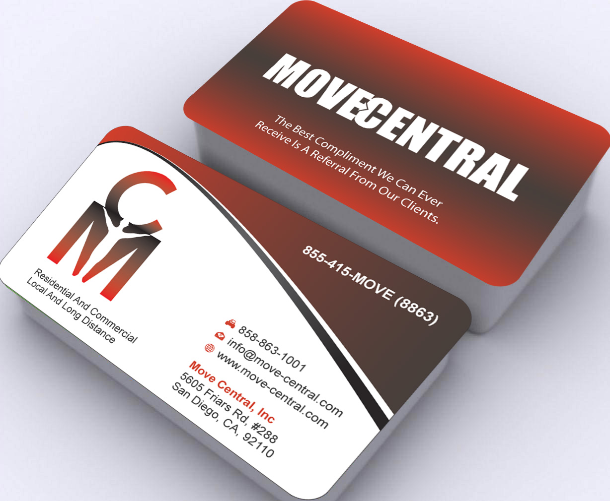Moving Company Business Card Design For A By Sbss Business Card Design By Sbss For This Project 1691916