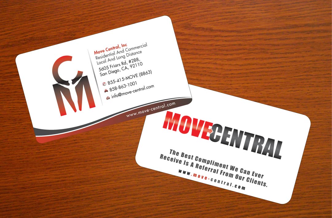 Moving Company Business Card Design For A By Sbss Business Card Design By Sbss For This Project 1693263
