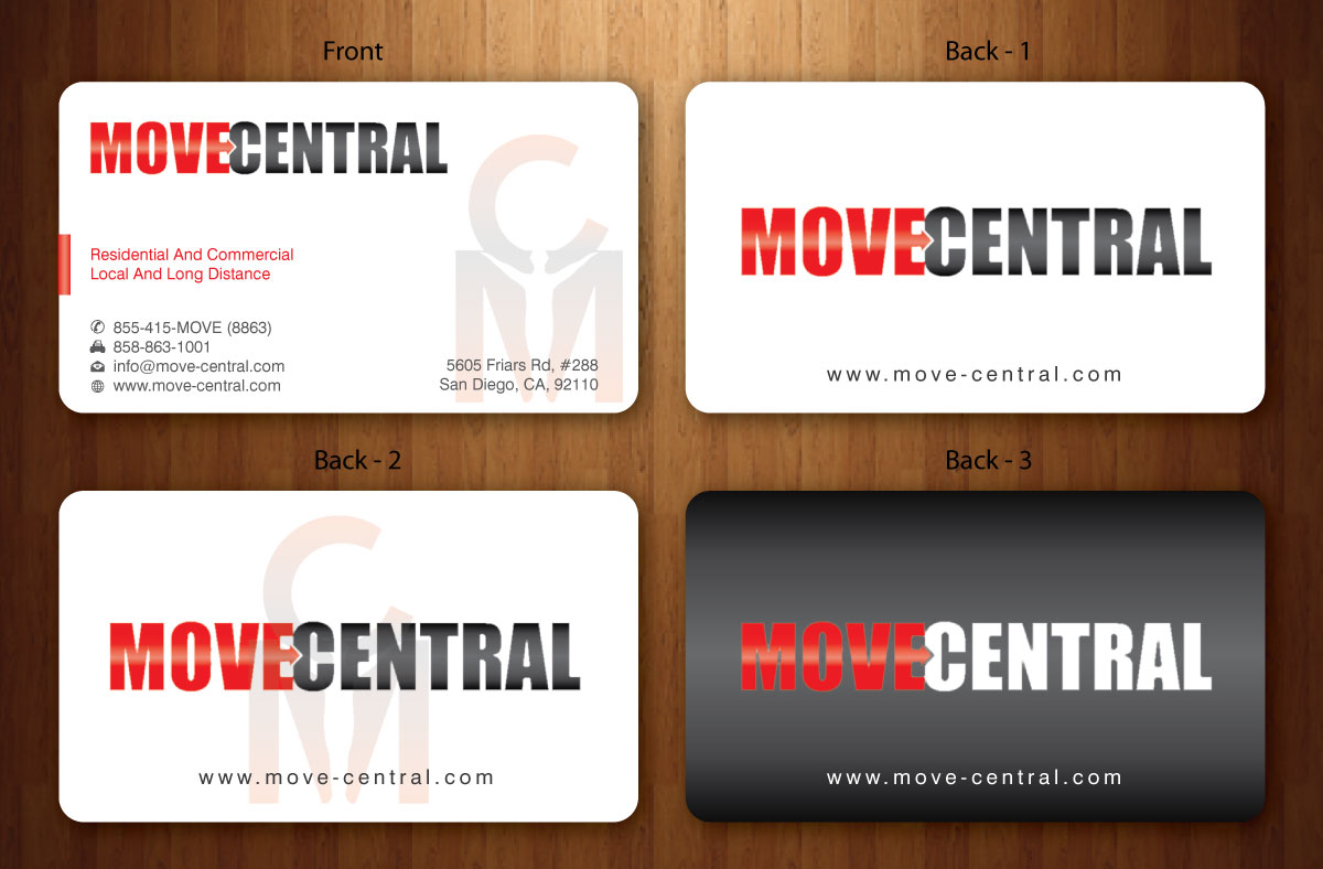 Moving Company Business Card Design For A By Sbss Business Card Design By Sbss For This Project 1694232