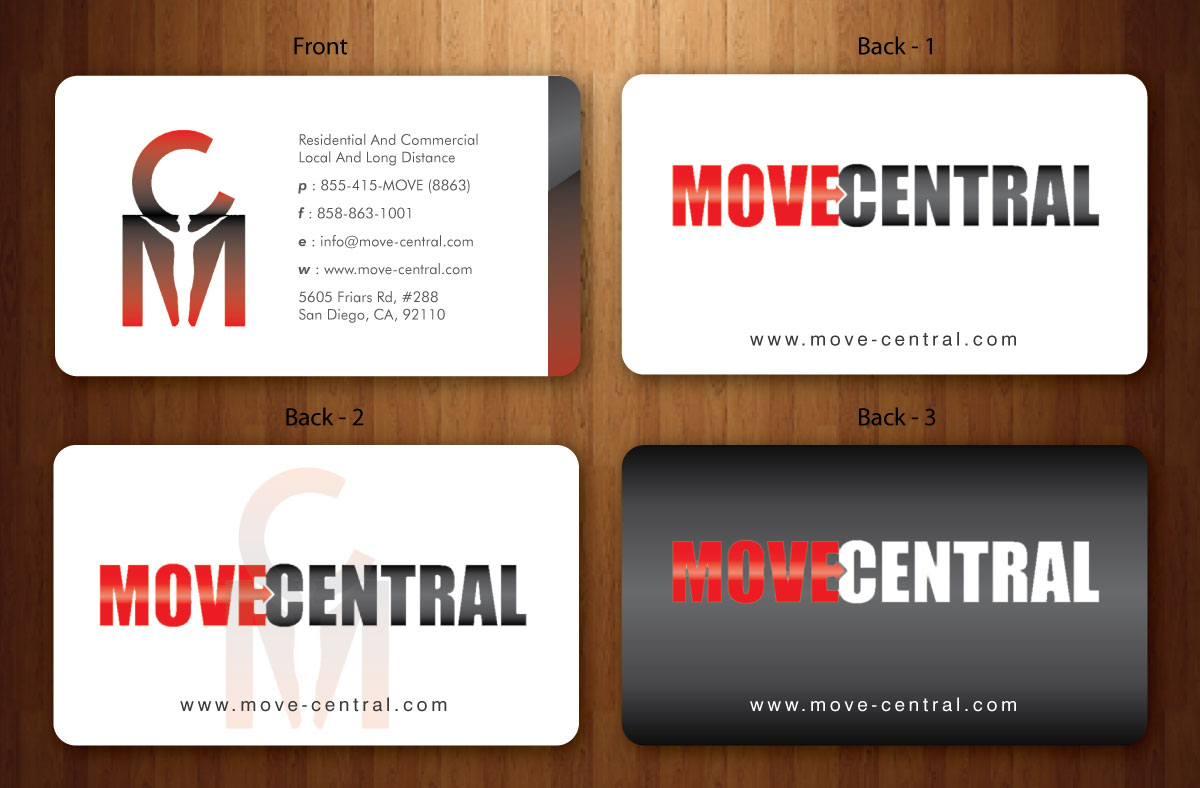 Moving Company Business Card Design For A By Sbss Business Card Design By Sbss For This Project 1695699