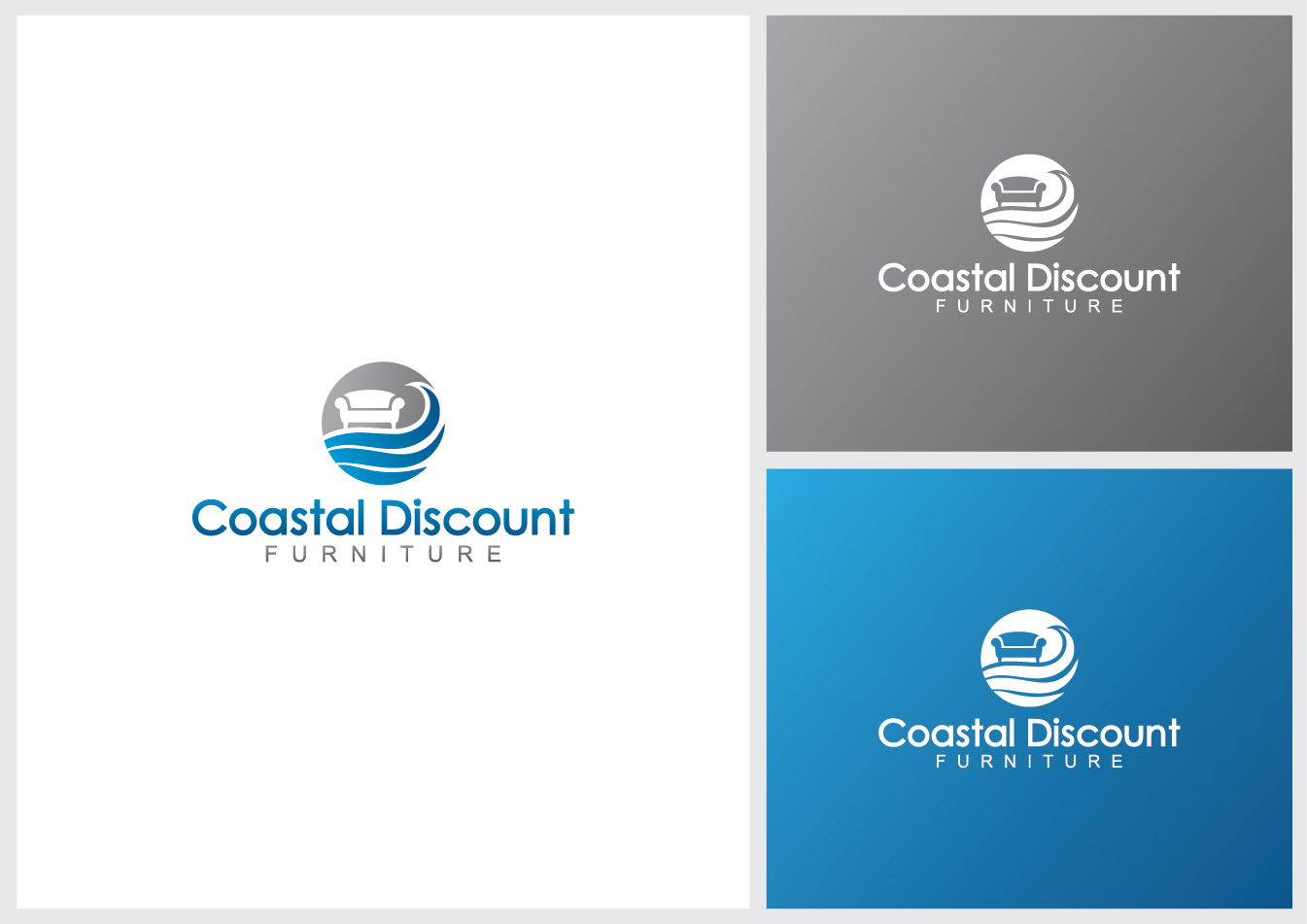 Logo Design by art by SUGU for Coastal Discount Furniture | Design #6464483