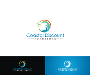 Logo Design by T I K H E - L M W for Coastal Discount Furniture | Design: #6448731