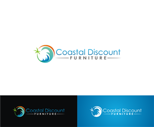 Logo Design by T I K H E - L M W for Coastal Discount Furniture | Design: #6464618
