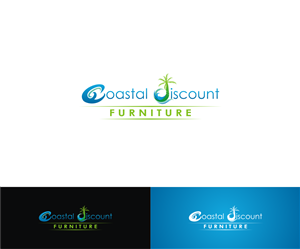 Logo Design by T I K H E - L M W for Coastal Discount Furniture | Design: #6477837