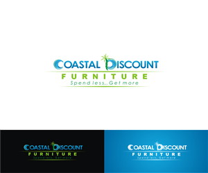 Logo Design by T I K H E - L M W for Coastal Discount Furniture | Design: #6528566
