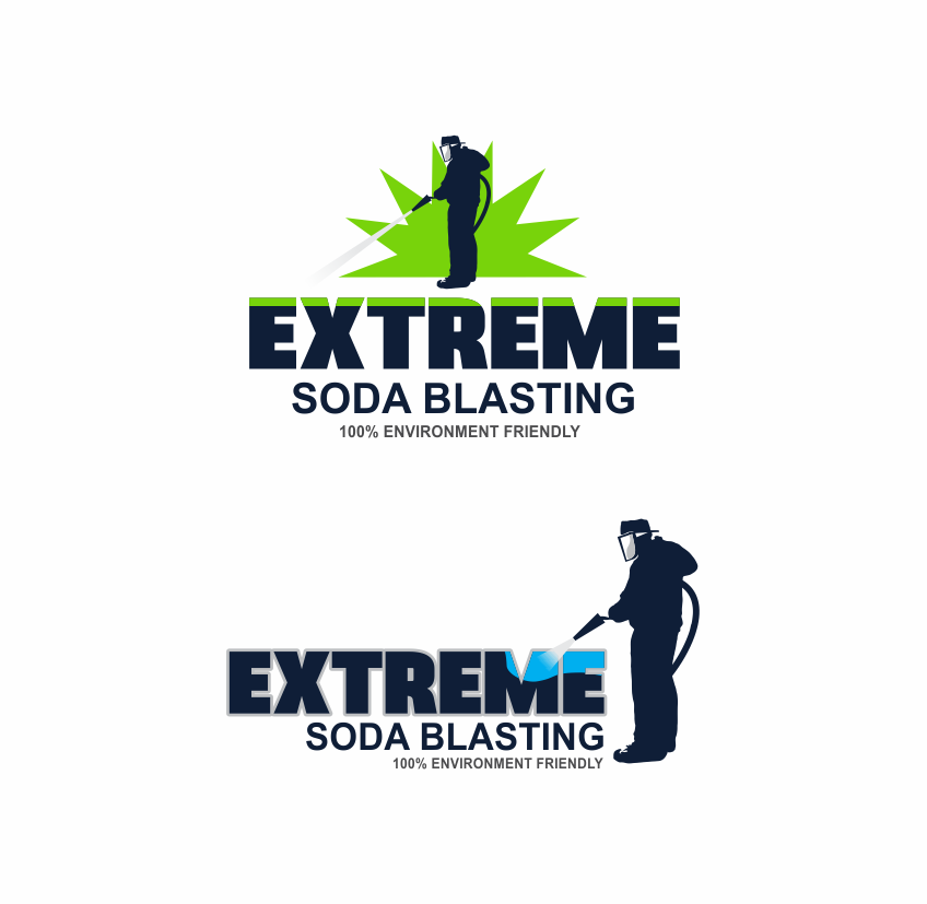 Logo Design by pa2pat for Extreme Soda Blasting | Design #6434827