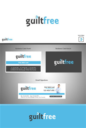 Logo Design by Moustache-Graphics for Guiltfree Pte. Ltd. | Design #6465106