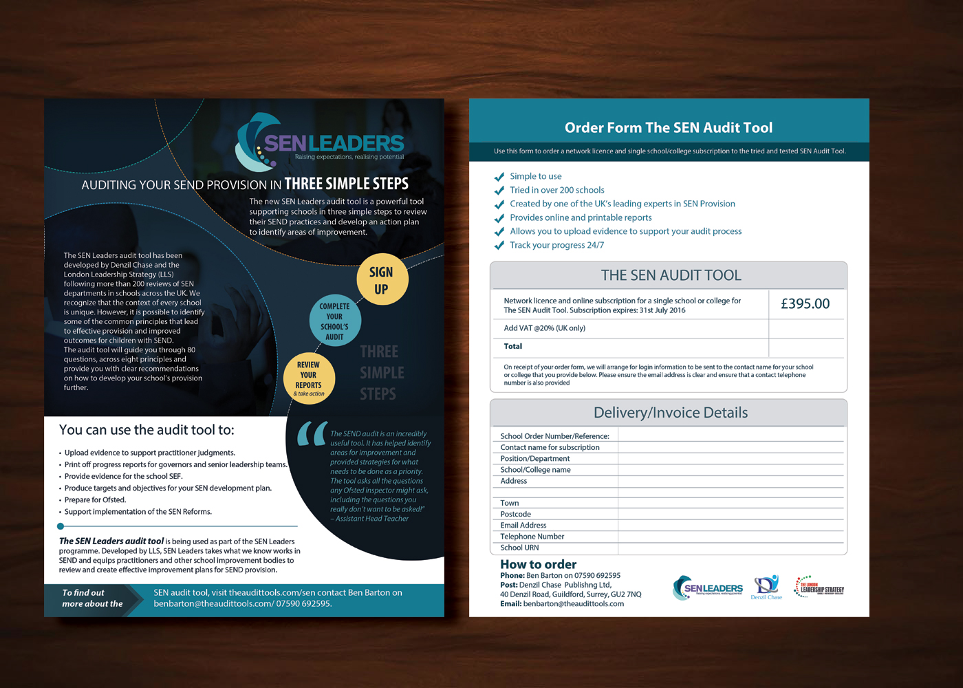 Flyer Design by uk for Denzil Chase Publishing Ltd | Design #6429622
